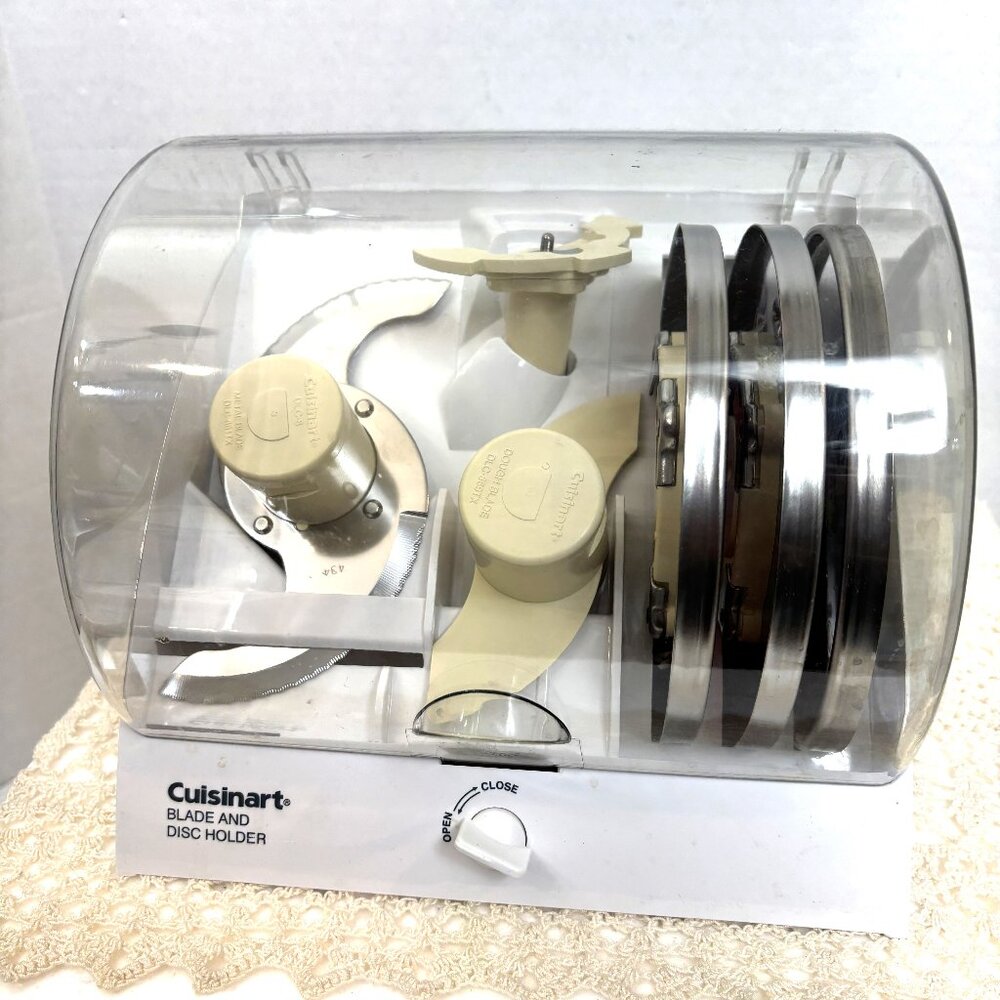 Disc Holder Model: BDH-2C w/ Six Cuisinart Blades EUC